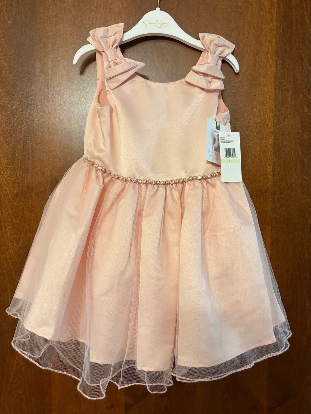 New Girls' 4T Blush Pink Formal Dress - 4T